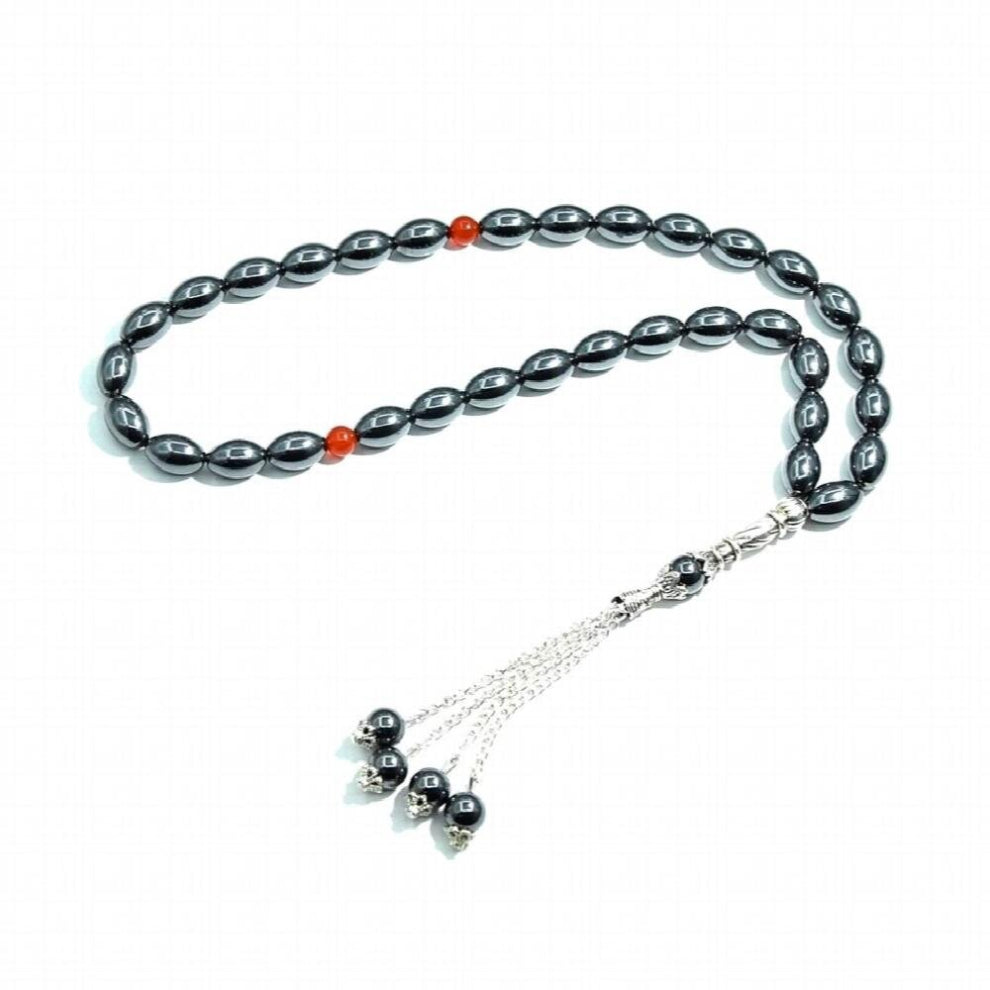 Muslim Taisbyha Fringe Rosary 8*12mm Exhausted gallstone Excellent iron stone counter