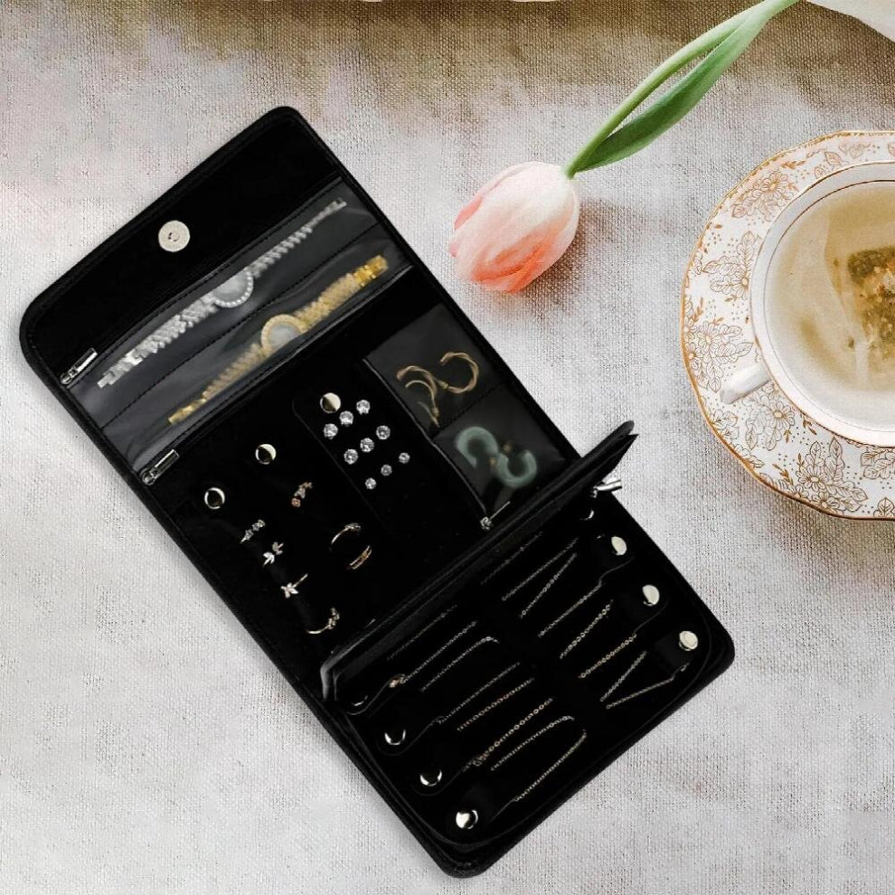 Jewelry Organizer Foldable Accs Portable Supplies Lightweight for Ring Necklace Drawer Desktop Earrings