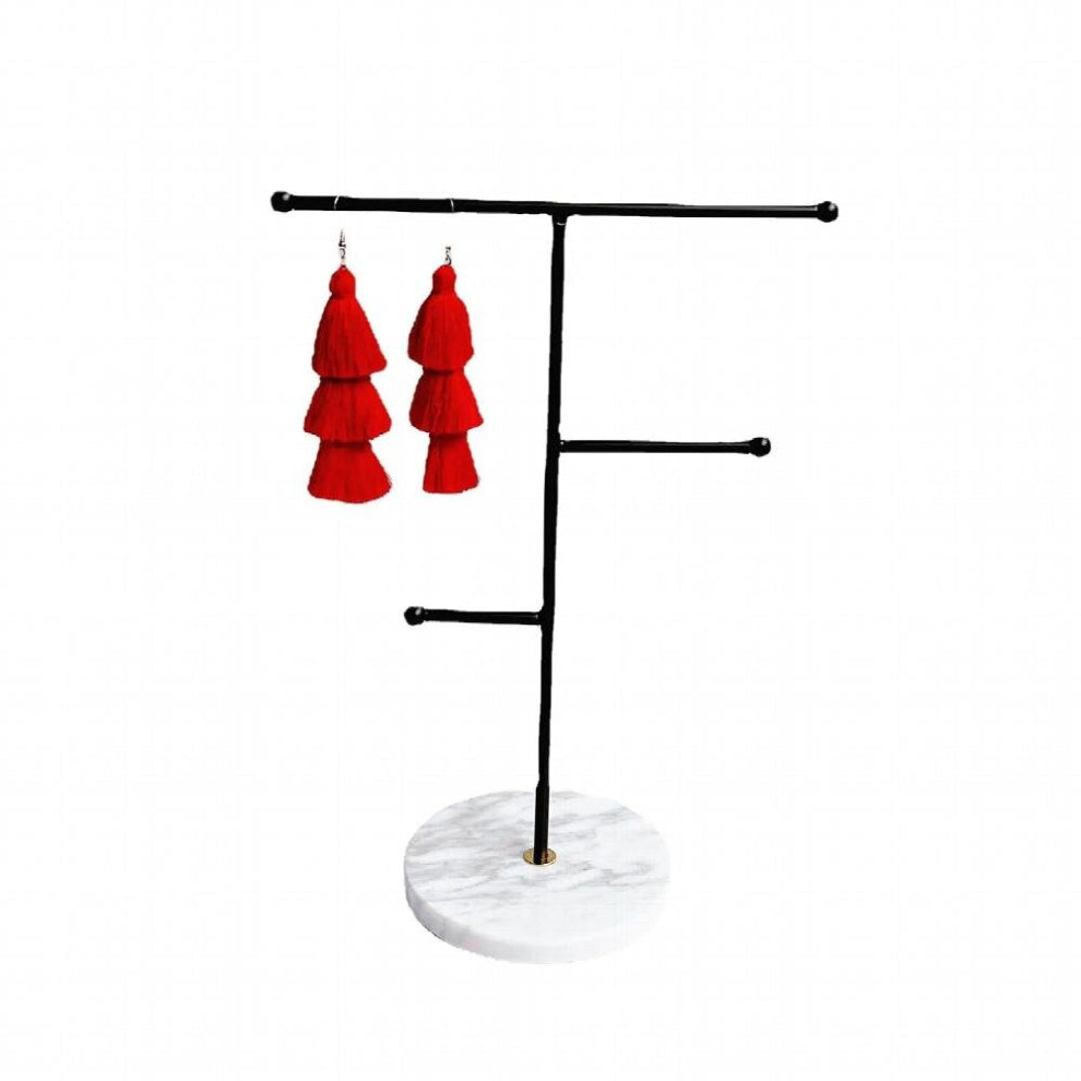 Modern Metal Tabletop Bracelet and Necklace Jewelry Storage Display Jewelry Display Necklace Holder Stand