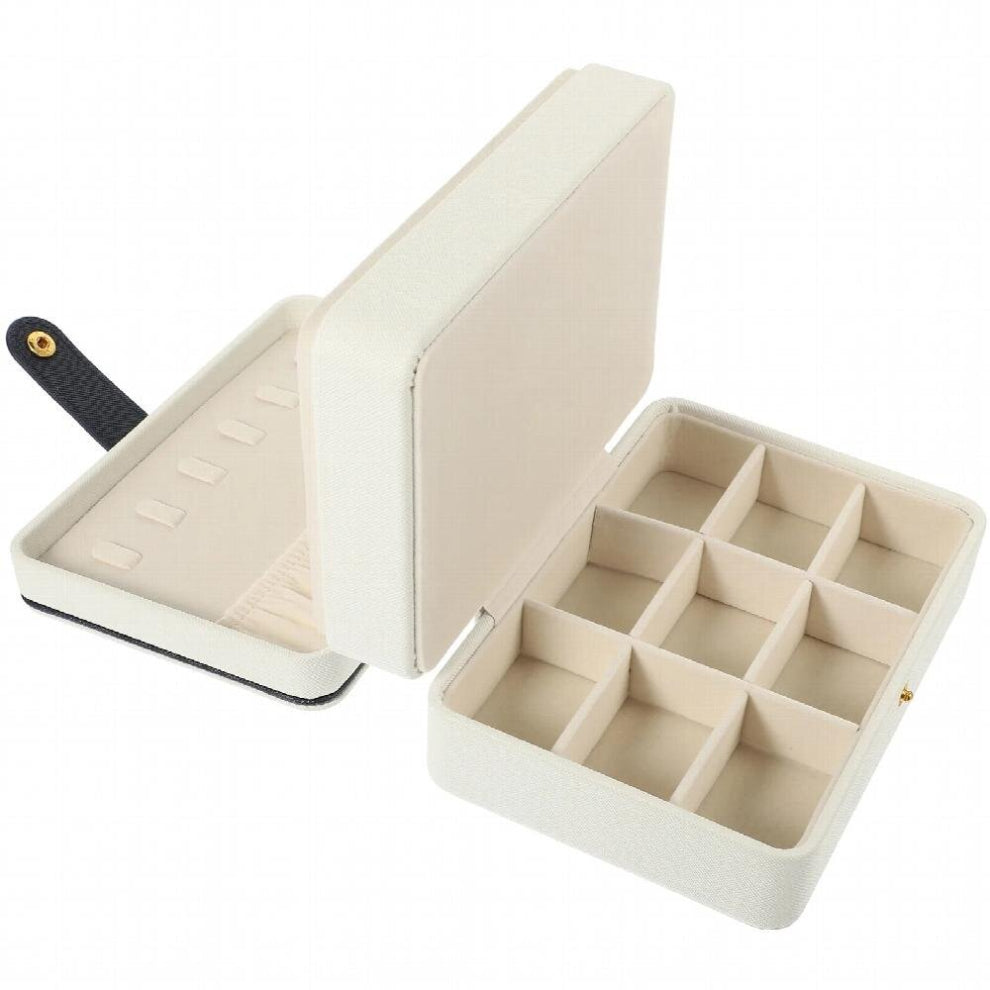 Jewelry Box Organizer Storage Case Portable Travel Display Necklace Bracelet Mini Holder Earring Cases Bangle Holders Pu Bulk