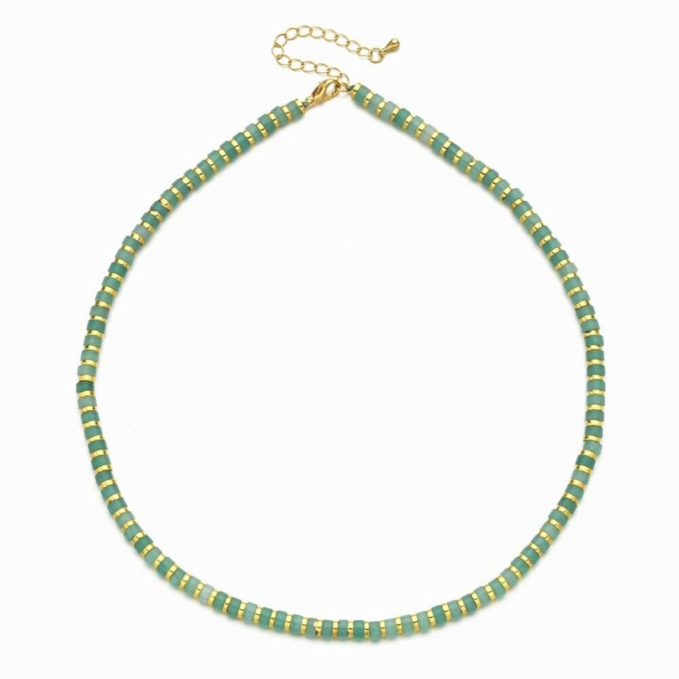 Necklaces For Women Natural Stone Chokers Crystal Chain Necklace Jewelry Female