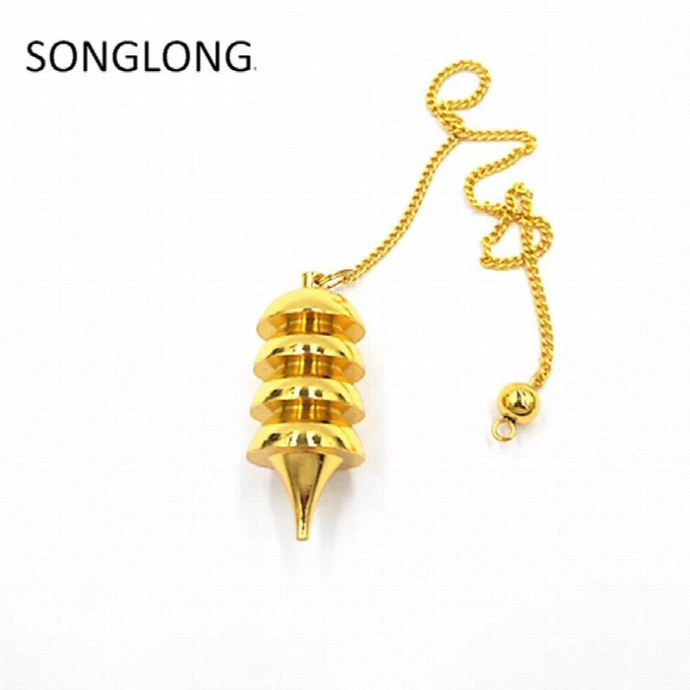 golden spirit pendulum Metal spirit divination frequency modulation solid brass men and women lucky hand spirit swing chain