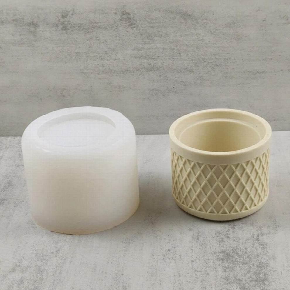 Mini Geometric Home Vase Silicone Molds Storage Box Mold for Making Succulent Plant Pot Flower Pot Candle Holder N07 22