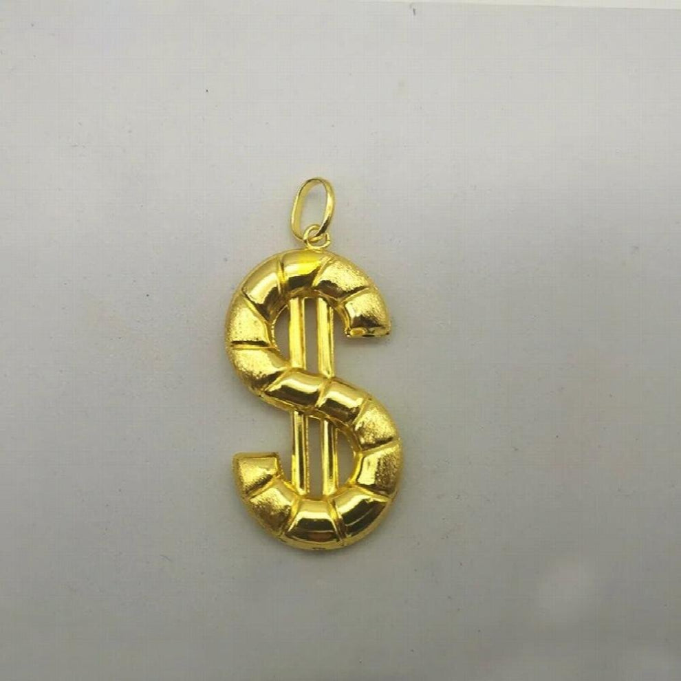 Statement Necklace Dollar Punk Pendant For Women Copper Brass Jewelry Accessories with Chain Mens Necklace