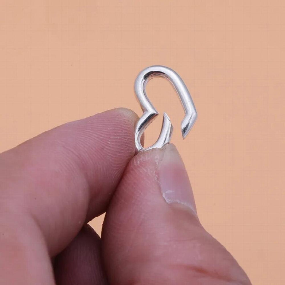 925 Sterling Silver Jewelry Buckle Accessories Glossy Love Spring Buckle DIY Bracelet Necklace Buckle Accessories