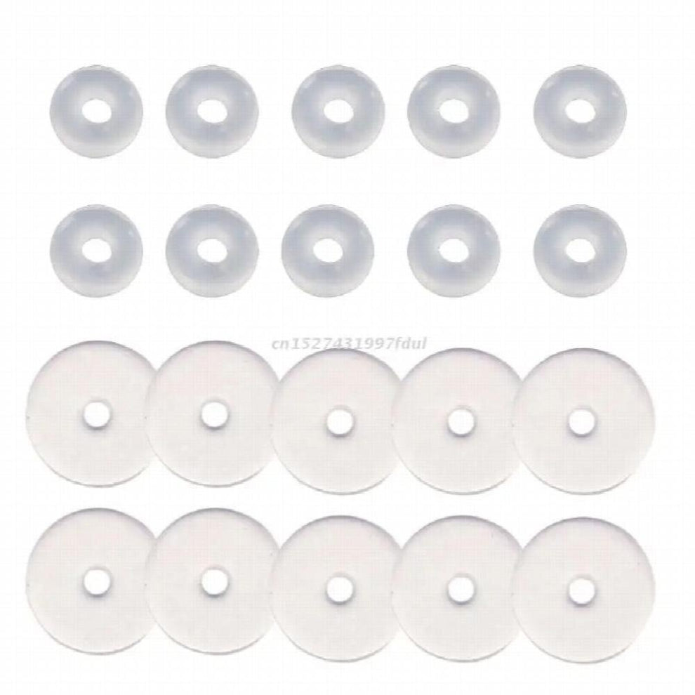 20Pcs-set Anti-hyperplasia Invagination Elimination of Polyps Small Flying Saucer Silicone Fixing Ring Lip Stud Earrings