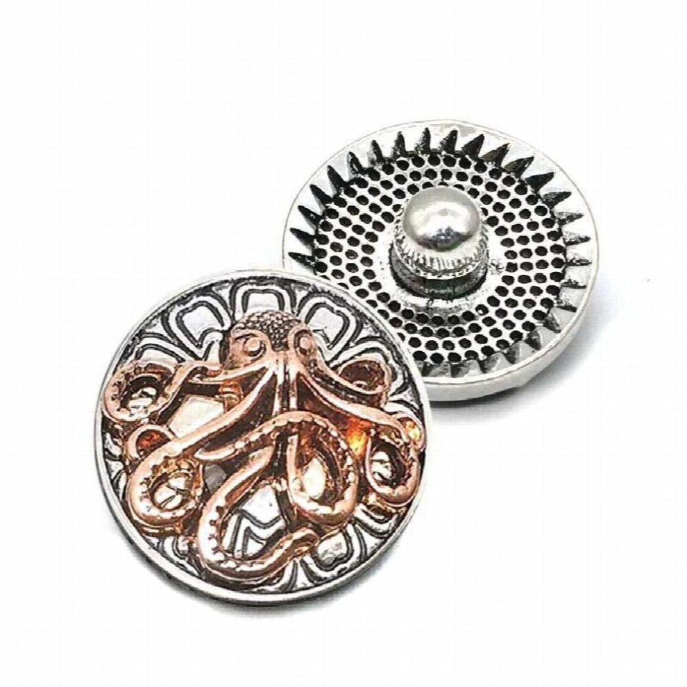 metal Rhinestone Snap Button W115 Elephant Diy Jewelry fit 18mm Snap button Necklaces-Bracelets for women