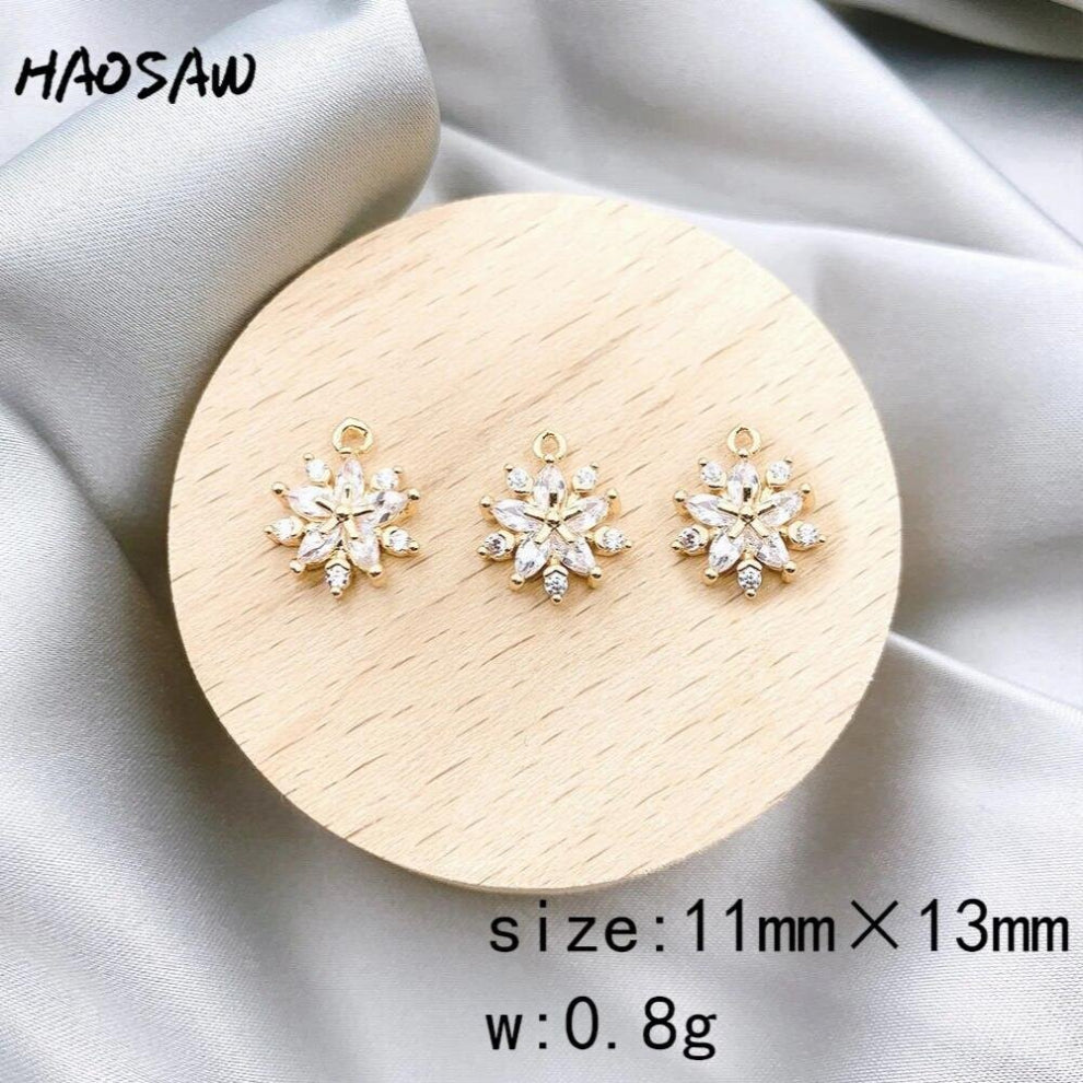 Choose 4Pcs-Lot Flowers-Rhinestone-Cystal DIY Jewelry Making-Exquisite-Cooper Metal-Multi Designs-Earring Jewelry