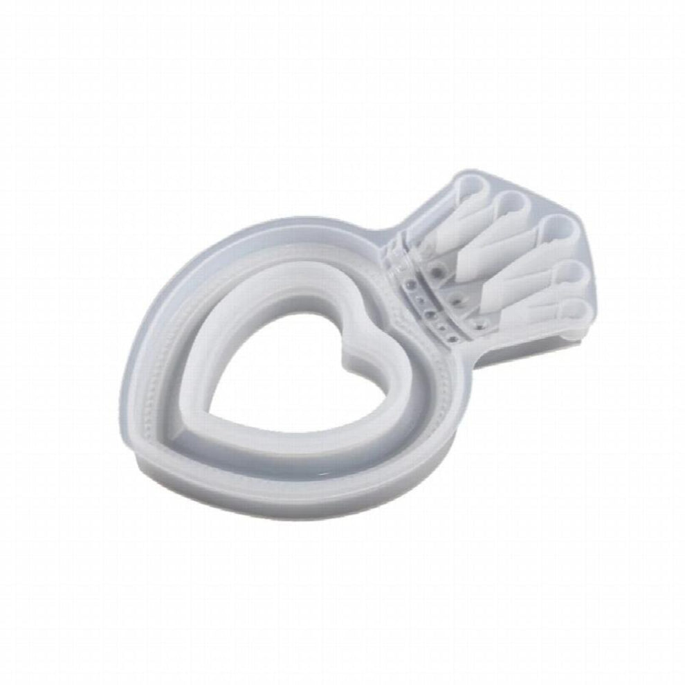 Photo Frame Silicone Mold Heart Oblong Square Round Picture Stand Epoxy Resin Mold DIY Crafts Making Supplies