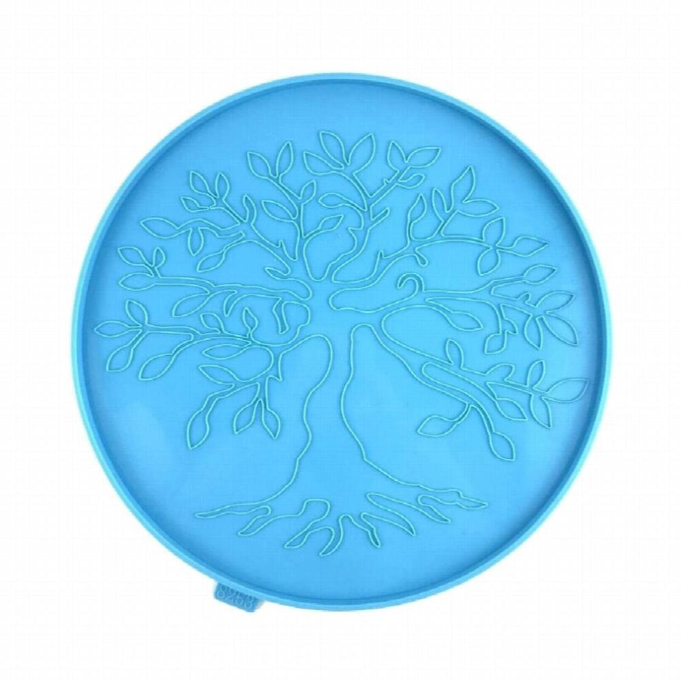 N80E Tree of Life Wall Decorations Mold Wall Hangings Silicone Mold Round Tary Mold