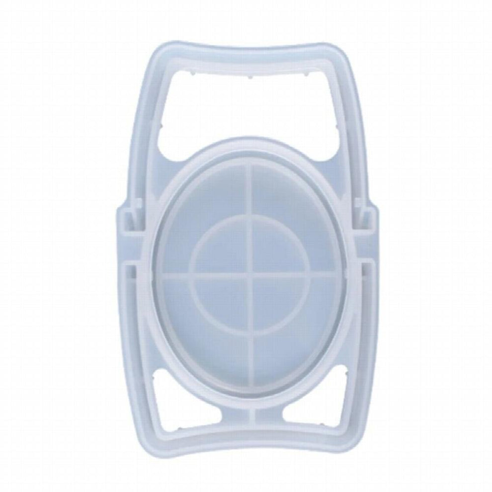 Oval Makeup Mirror Epoxy Resin Mold Desktop Vanity Mirror Silicone Mould DIY Crafts Home Decorations Ornaments Tools