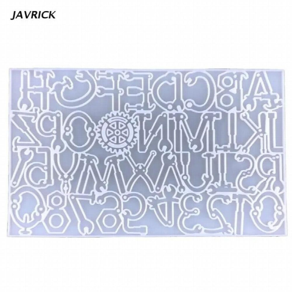 D7WB Tool-shaped Ornament Mould Silicone Epoxy Resin Earrings Molds DIY Necklace Jewelry Making Keychain Decoration