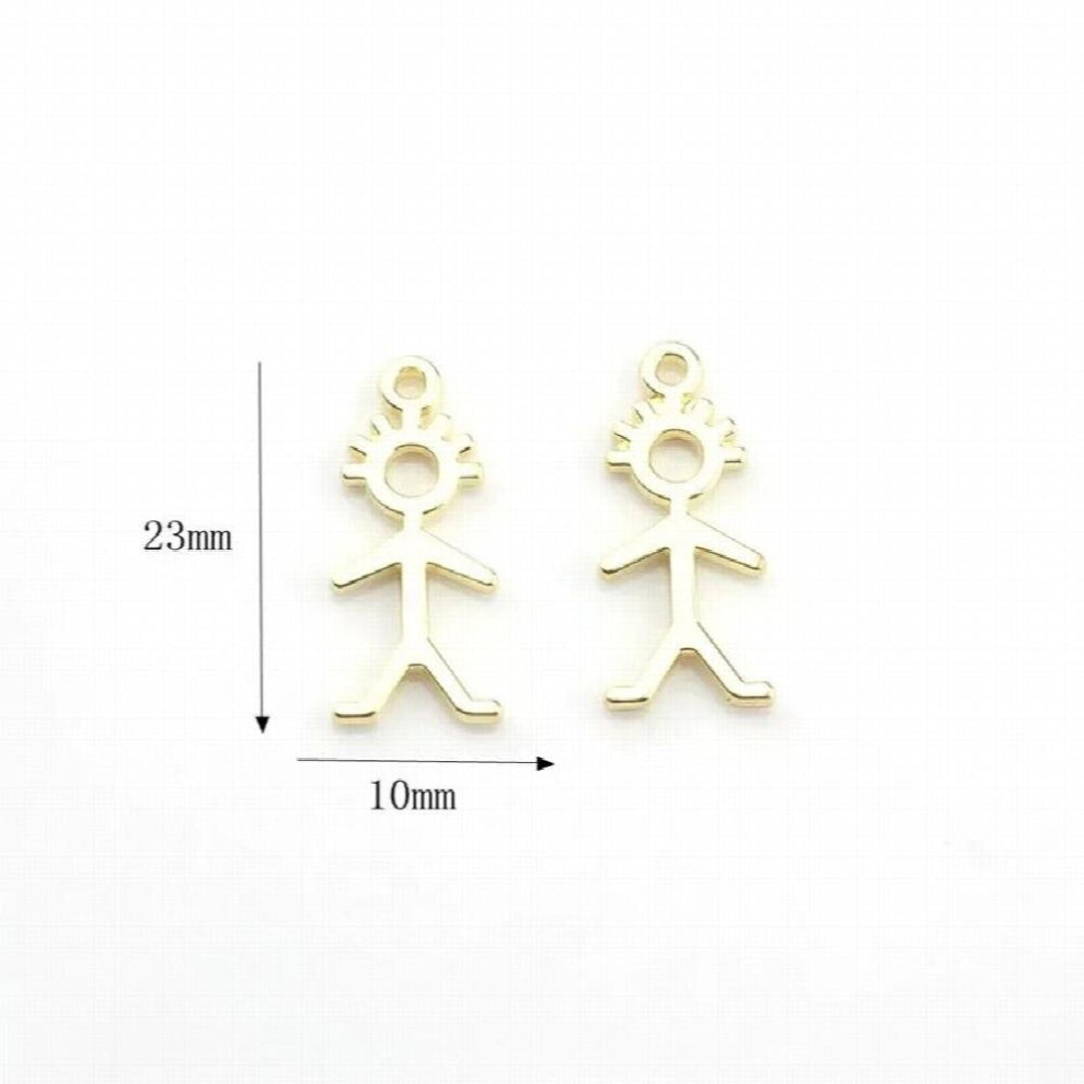 arrived 50pcs-lot cartoon dancing girls shape alloy floating locket charms diy jewelry earring-bracelet accessory