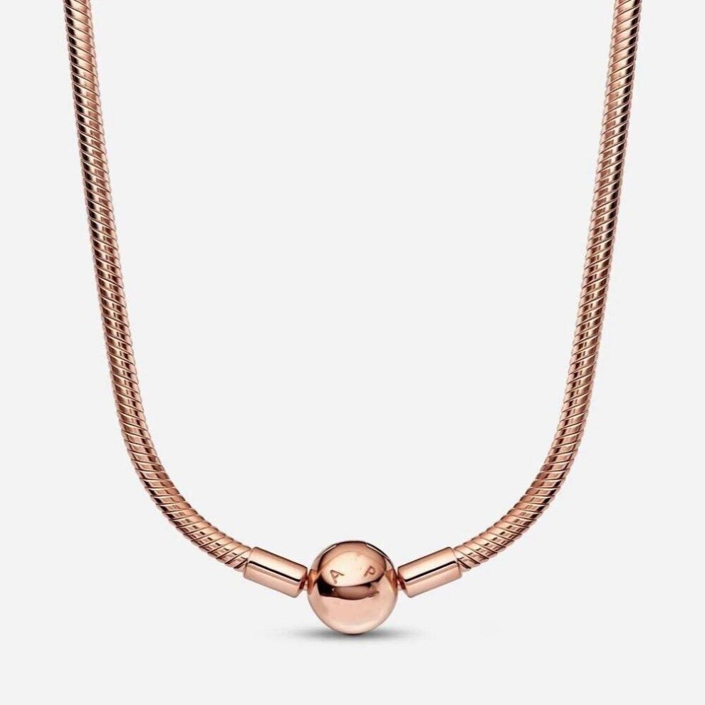 Silver Jewelry Photo Frame Pendant Necklace Snake Chain Suitable for Woman Charm Wedding Jewelry Gift