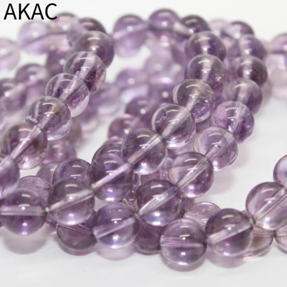 1bracelet 100% natural amethyst quartz Approx10-10.5mm approx18beads