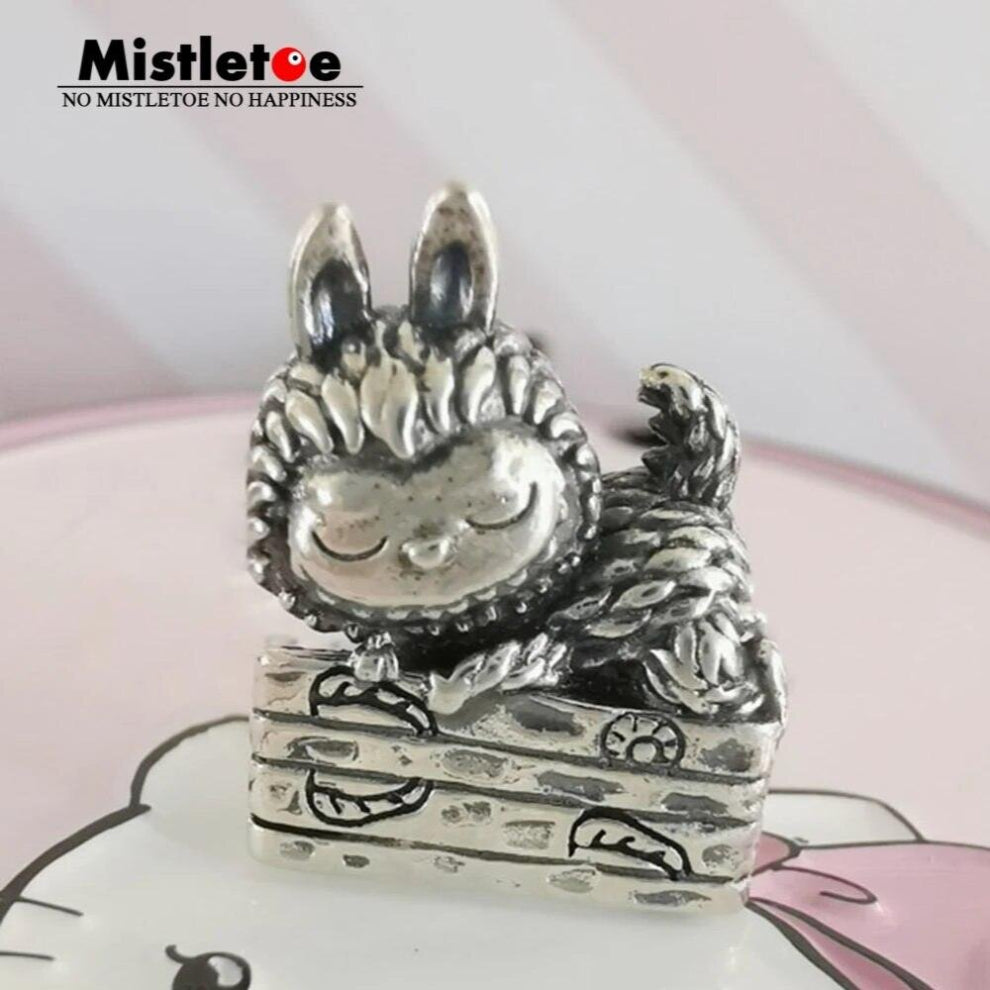 Mistletoe 925 Sterling Silver Strawberry Cookies Charm Bead Jewelry