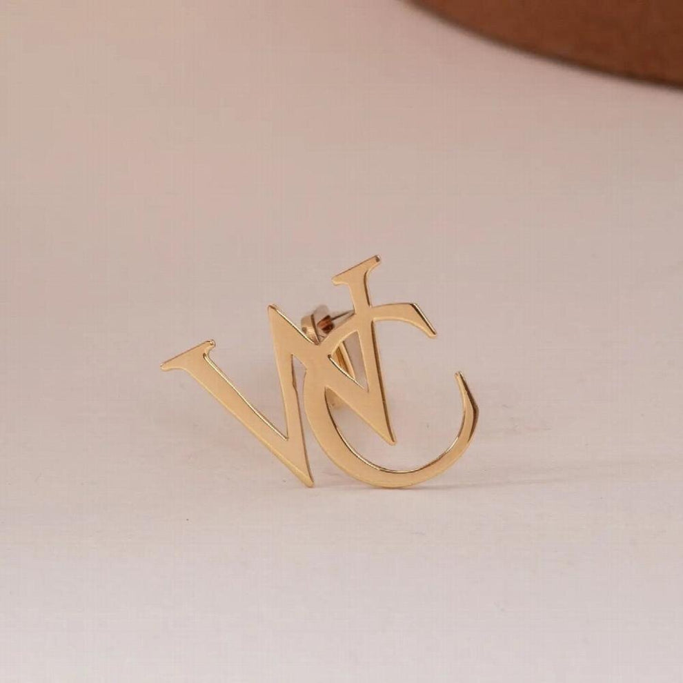 Stainless Steel Mens Personalized Name Cufflinks,Custom Initial Wedding Party Cufflinks,Groom Wedding Letter Cufflinks