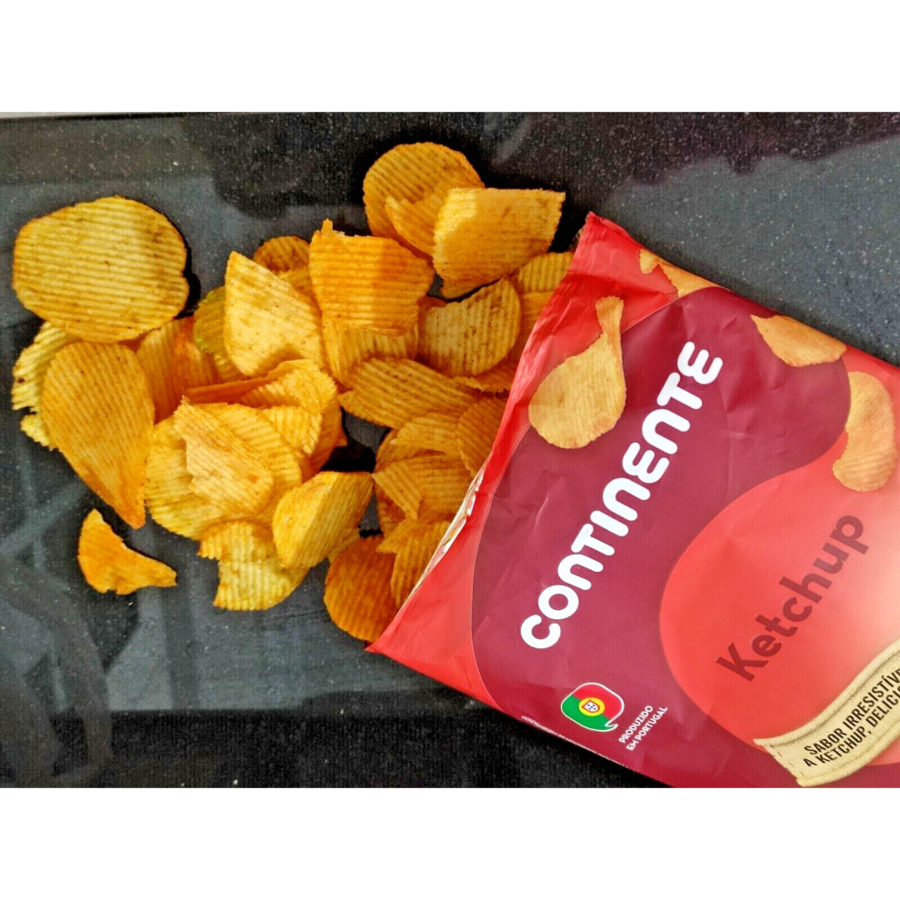 Ketchup Chips Potato Snack 2 x 170g (12oz) Portuguese