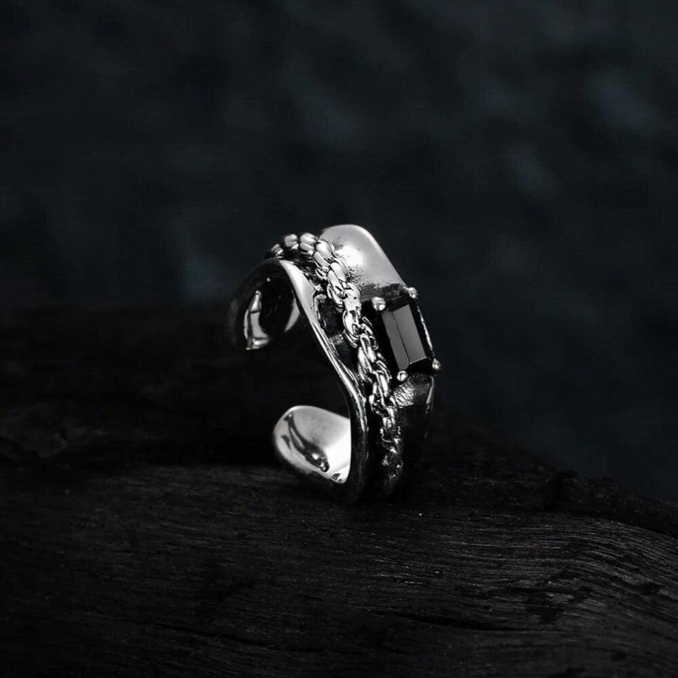 1pc Real 925 Sterling Silver Zircon Ear Cuffs Vintage Chain Wraps Non-pierced Cartilage Earrings Fine Jewelry for Women