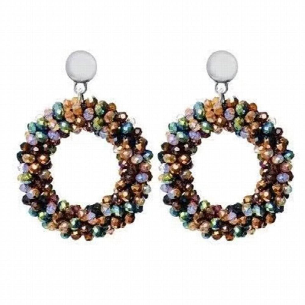 Earrings For Aretes Largos Baroque Big Long Earrings Women Pendantes Christmas Drop Dangling Crystal Earrings