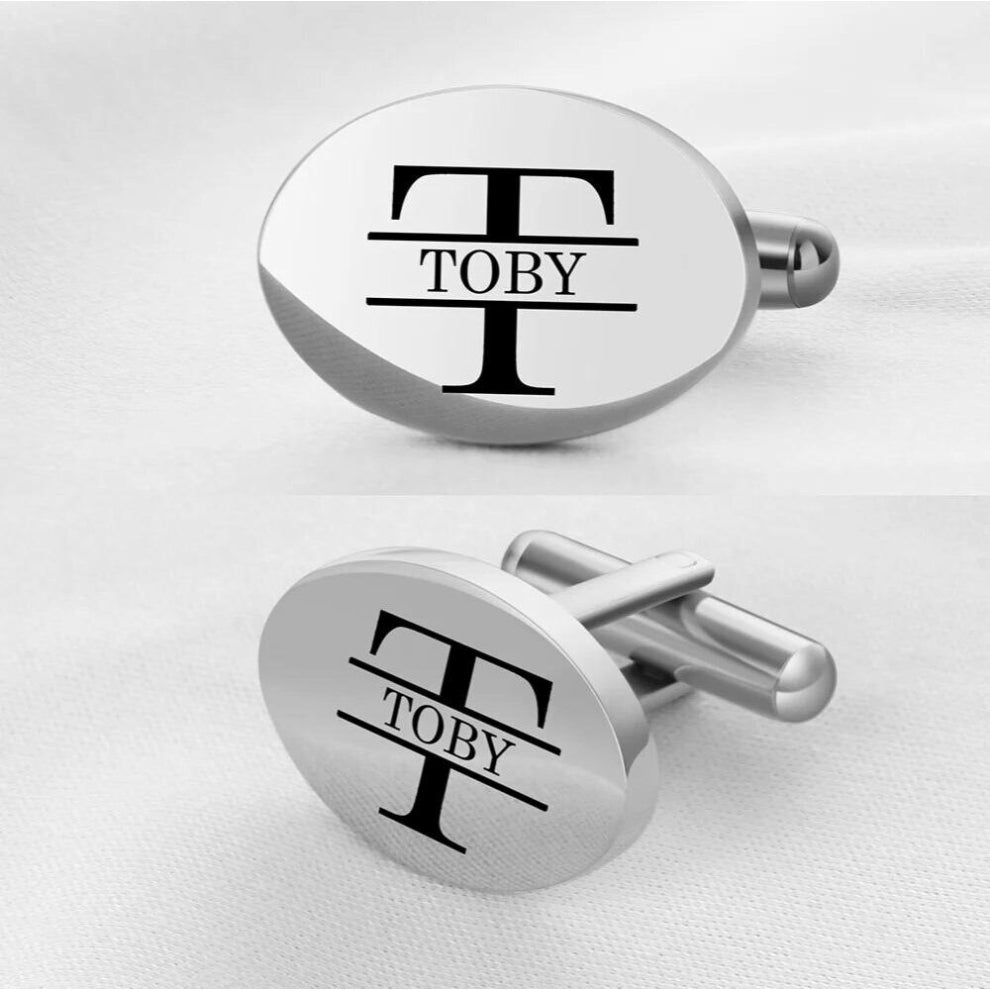 Cufflinks Engraved With Initials, Anniversaries, Personalized Graduation And for Men or Fathers