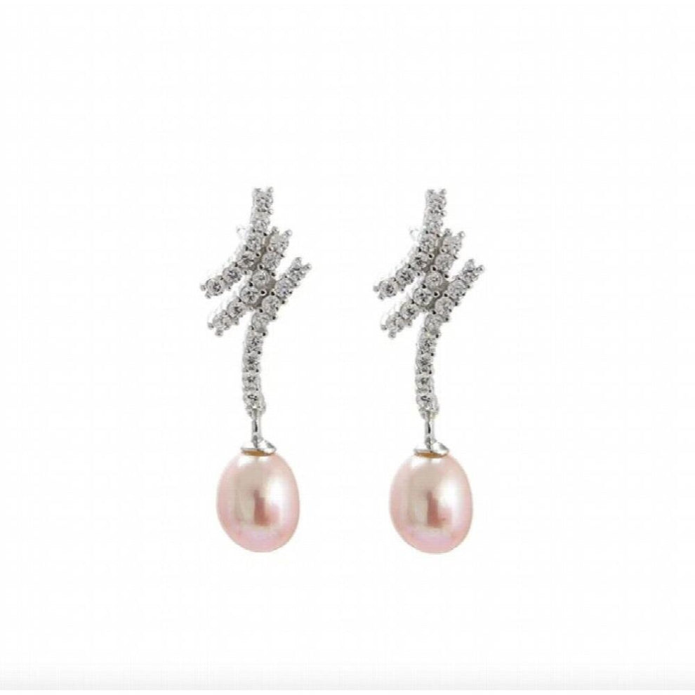 STE4 925 Sterling Silver Metal Oval Hoop Earrings For Women Glossy Personality French jewelry