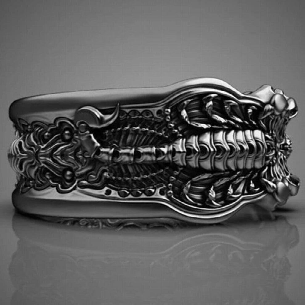 Scorpion Pattern Engraved Rings Scorpion Rings Punk Rock Men Wedding Party Biker Jewelry For Boys Fathers