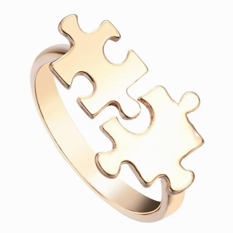Vintage Puzzle Knuckle Rings Jewelry Encircle Open Adjustable Rings For Women Girl Gift