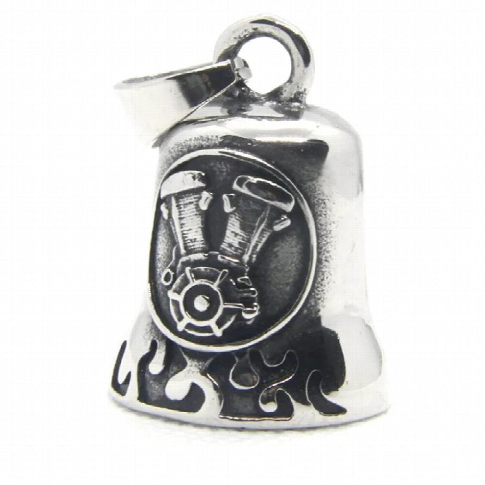 1pc Newest Motor Engine Bell Pendant 316L Stainless Steel Jewelry Biker Style Pendant