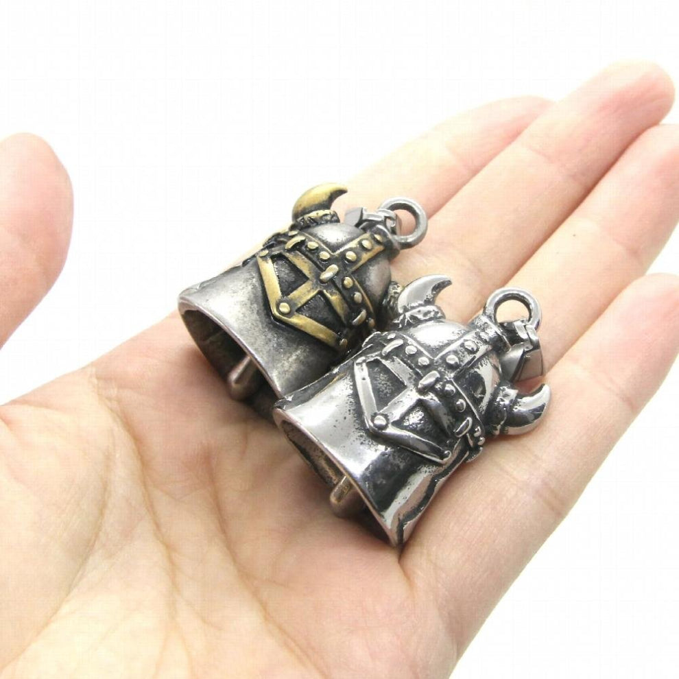 Hot Biker Anchor Bell Pendant 316 Stainless Steel Cross Mens Bell Pendant