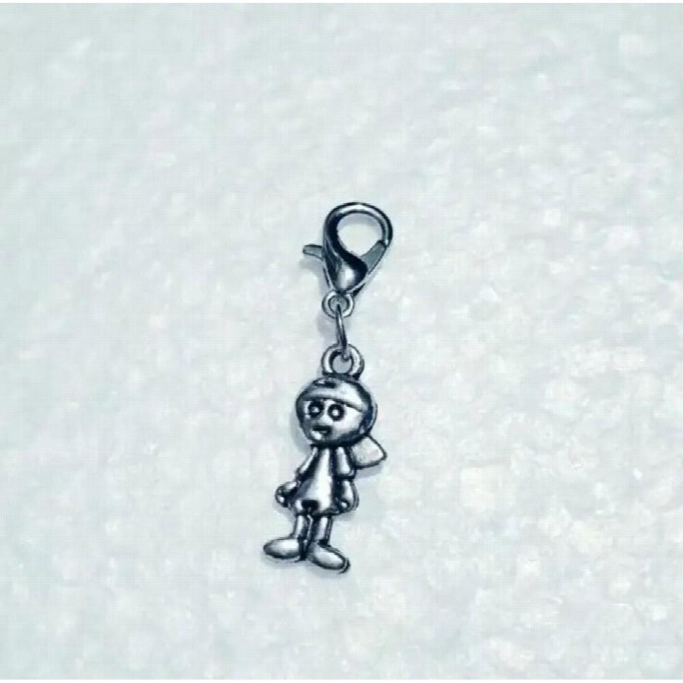 Hip-Hop Rock boy - girl Charm Dangle Bead Charm With Lobster Clasp Fit Pendant Necklace Bracelet DIY Jewelry Making Finding