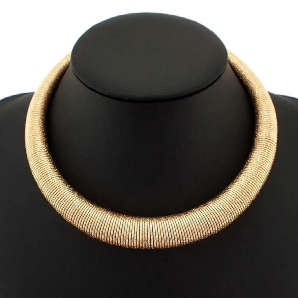 Chunky Necklaces For Women Spring Metal Torques Chokers Collar Bib Statement Necklace Charm Alloy Jewelry