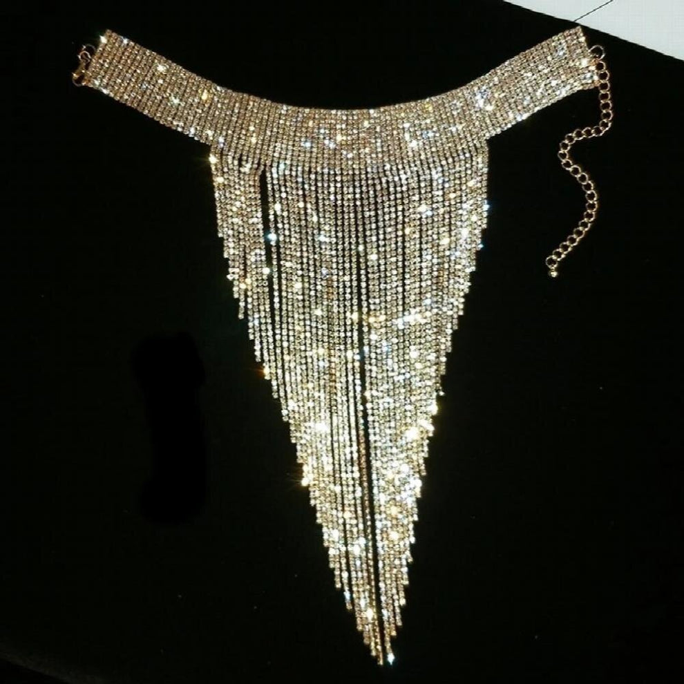 Promotion Hand Beaded Long Tassel Necklaces Statement Chokers Necklace for Women Party Accessories