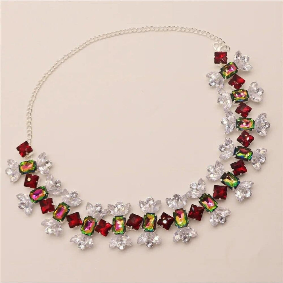 European And American Colorful Candy-Shaped Necklace Womens Wedding Party Jewelry Accessories
