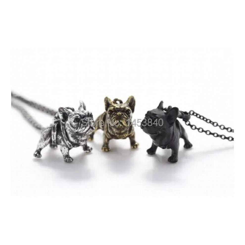 French Bulldog Necklace--12pcs-Lot
