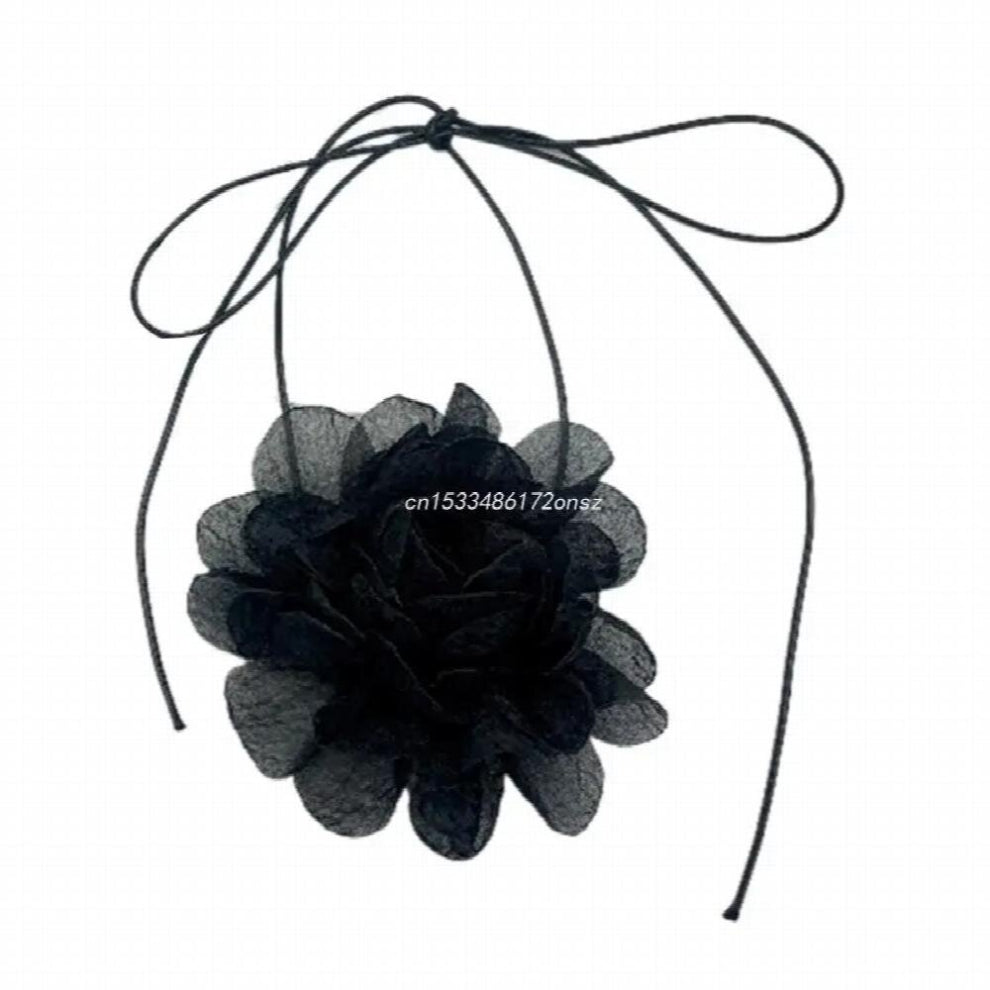 Lace Necklace Chokers For Women Lace Neckband Collar Flower Rose Summer