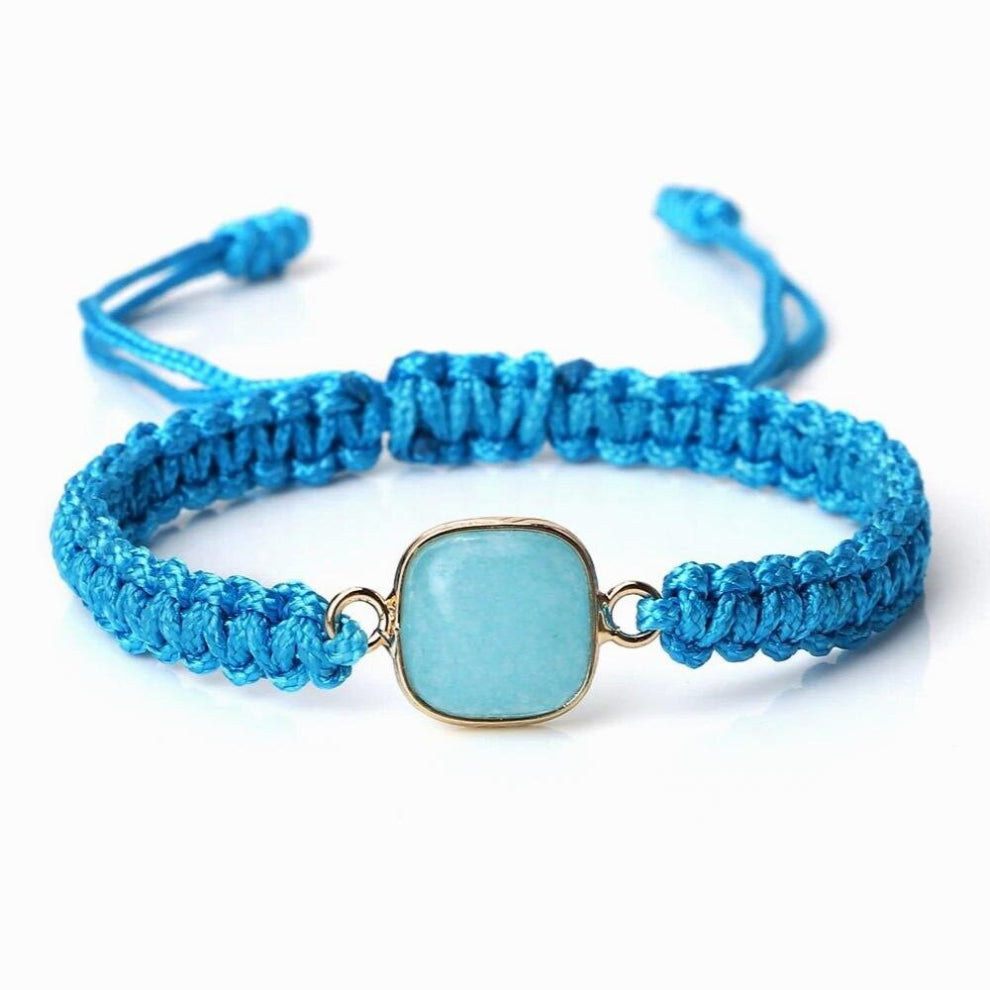 Lucky String Rope Bracelets&Bangles Hot Pine Stone Pendant Adjustable For Women Men Jewelry