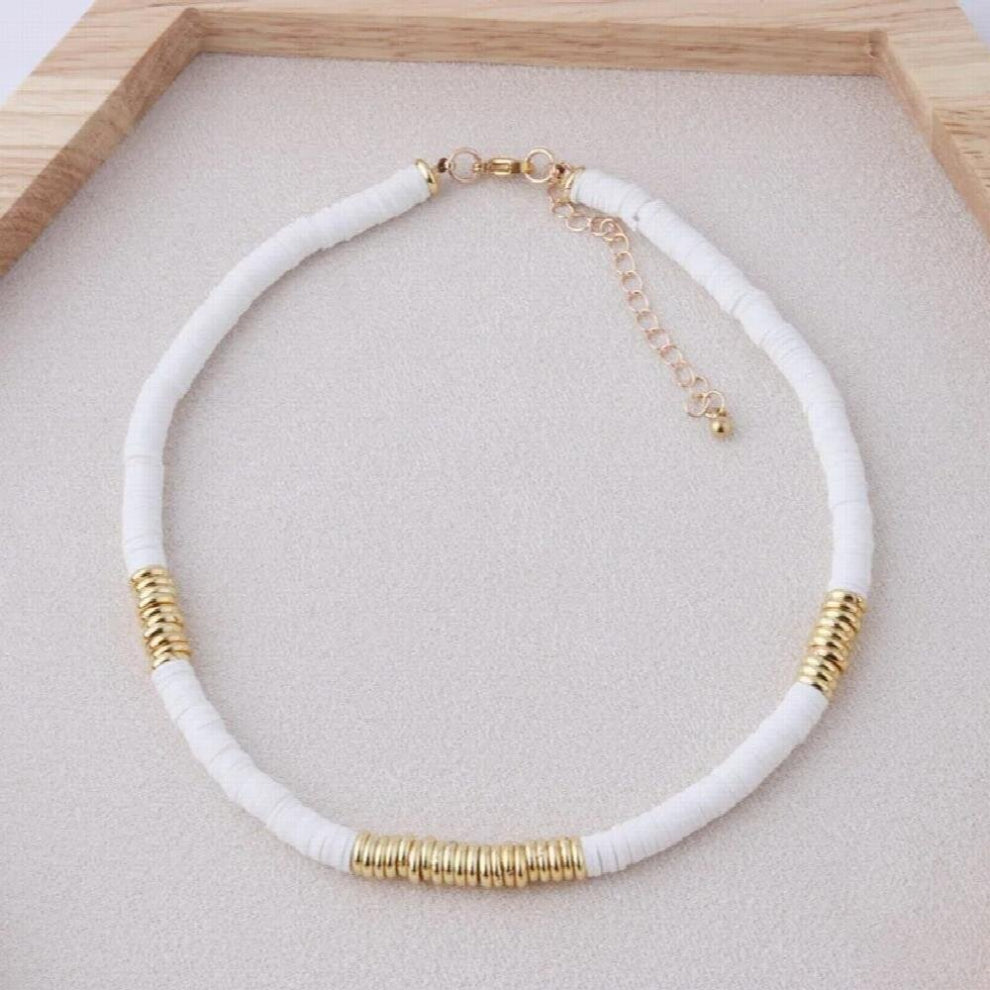 Bracelet Set 35cmnecklace Soft pottery Bracelets For Women Nationality stainless steel Bracelet Beach Jewelry