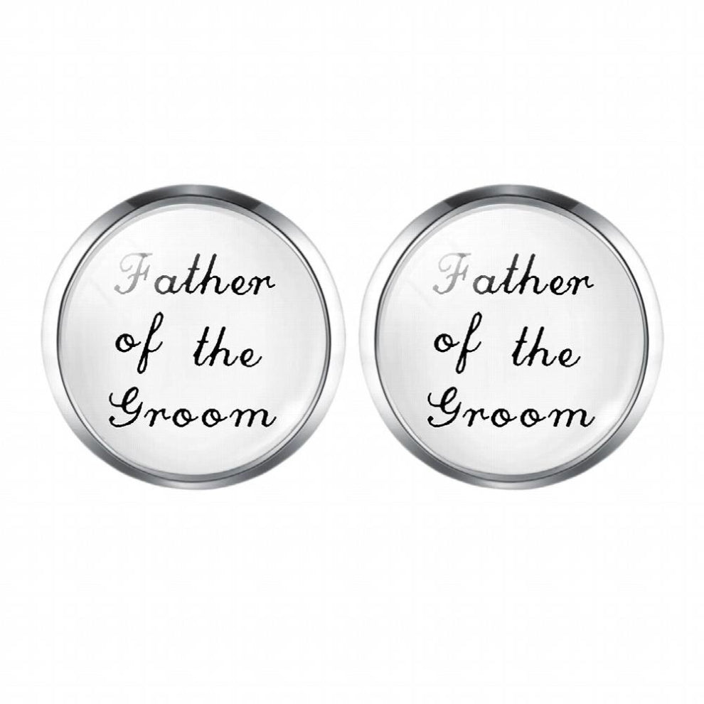 Wedding Cufflinks Background Men Cufflinks Man Gift Wedding Party Jewelry Silver Cufflinks