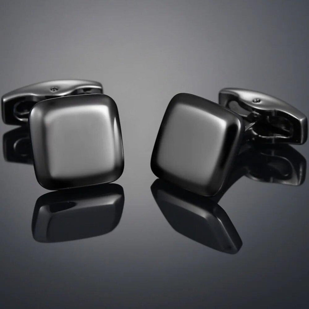 Geometric Wooden Cufflinks High Mens French Business Cuffs Metal Wood Pattern Sleeve Nails Customization