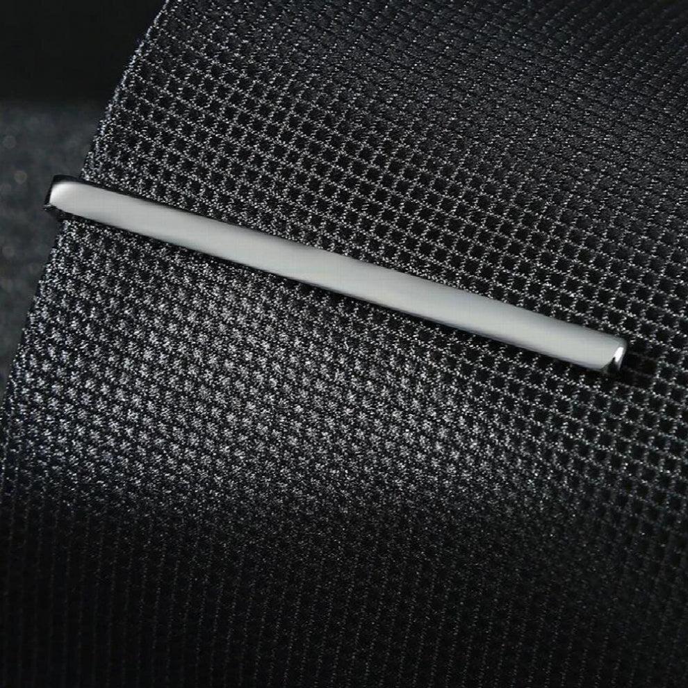 Tie Clips Mens Metal Necktie Dress Shirts Tie Pin for Wedding Ceremony Bar Tie Clasp Gentleman Necktie Accessories Gift