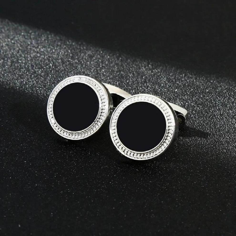 French Cufflinks Mens OL Style Shirts Buttons Plastic Epoxy Cuff Links Business Promotions Activity