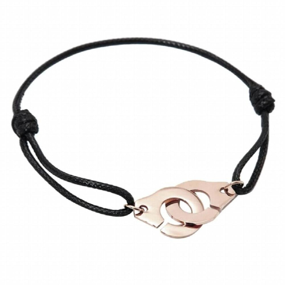 Couple Bracelet Braided Rope Handcuffs Adjustable Bracelets Men Women Bangles 634D