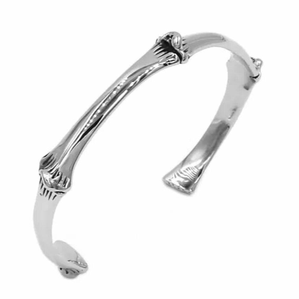 Skull Bones Biker Bangle Stainless Steel Jewelry Punk Bone link Bone Motor Biker Men Boy Bangle SJB0299