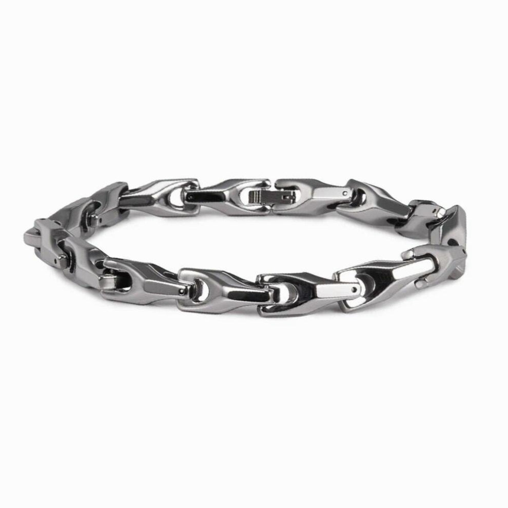 Anti-scratch Tungsten Bracelet for Men Beer Bottle Shape High Polished Jewelry Male Gift Waterproof Punk Chain