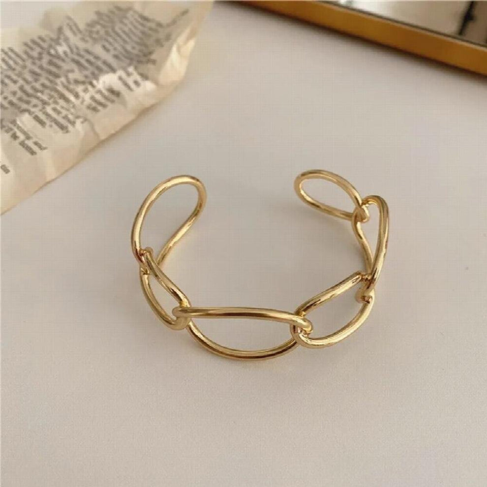 European and American Exaggerated Hollowed Out Metal Braceletss Neo Gothic GirlS Accessories Jewelry For Woman