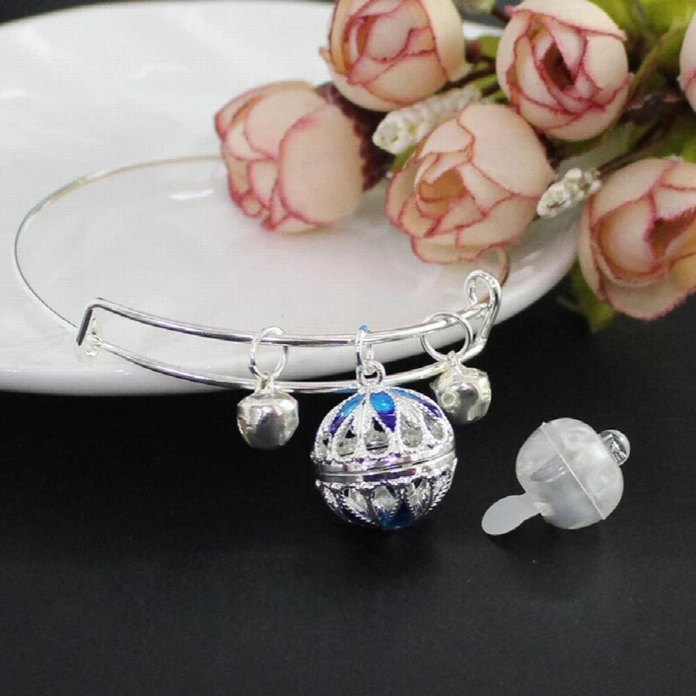1PC Hollow Cage Cloisonne Locket with Lamp Balloon Bangles Lamp Balloon Locket Locket Bangles Jewelry
