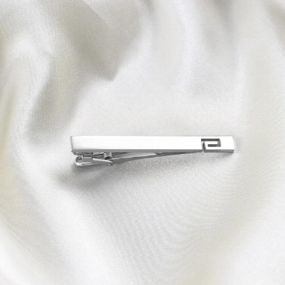 HUISHI Tie Clips For Men Women Necktie Dress Shirts Tie Pin Bussiness Wedding Party Sliver Tie Clip Necktie Accessories