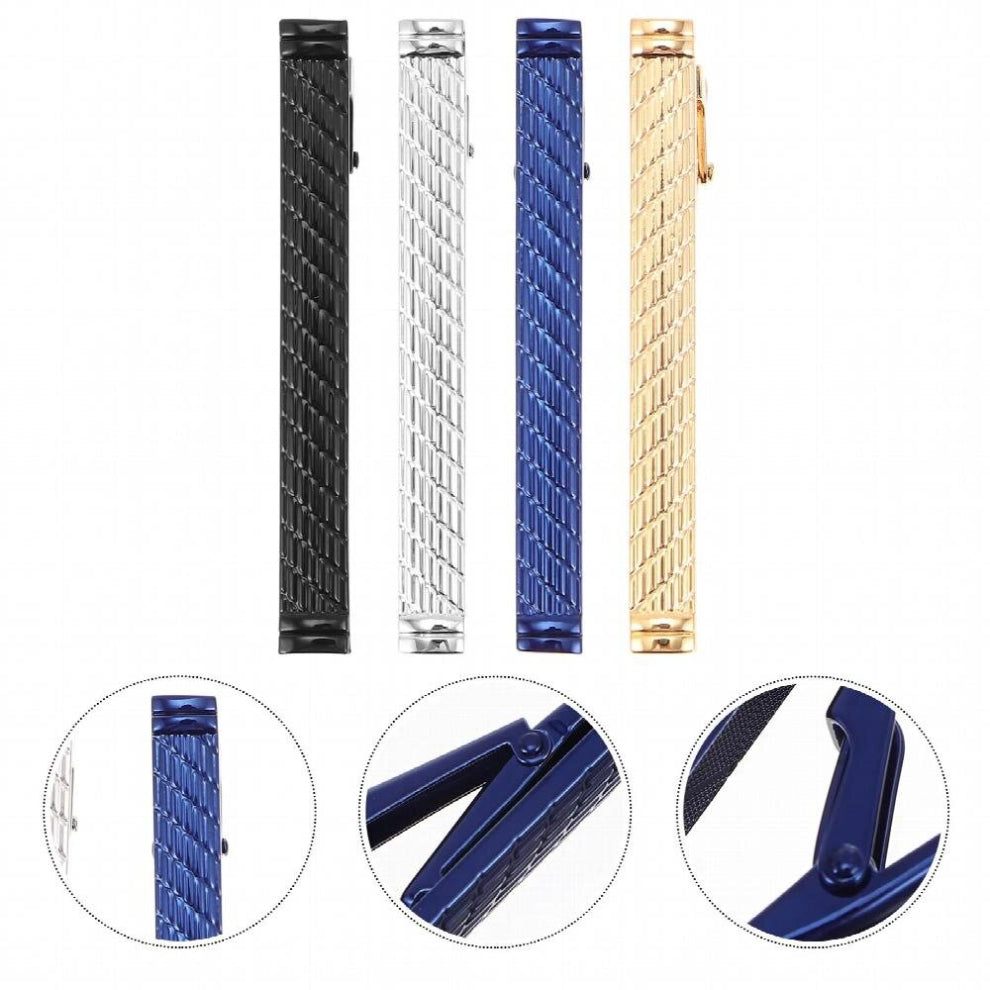Tie Clips Business Fathers Pin Clip Bar Bars Men Necktie Copper Clamps Wedding Accessories Male Tie clips & cufflinks