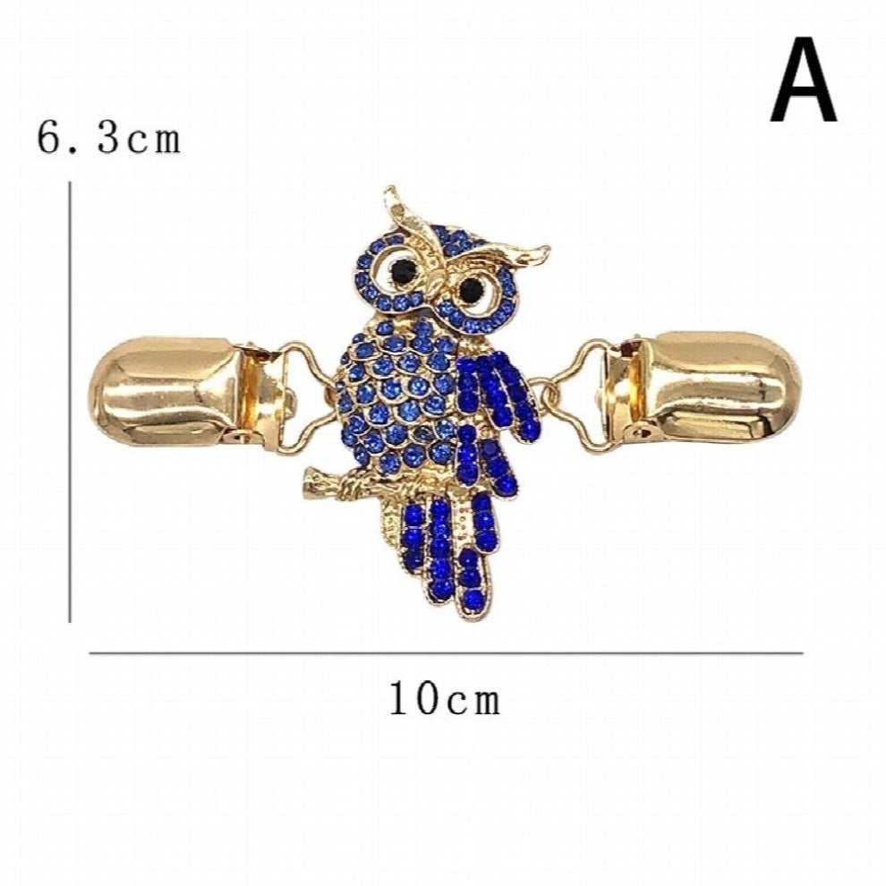 Retro Cardigan Clip Cape Shawl Shirt Sweater Collar Duck Clip Pearl Rhinestones Blouse Buckle Clothing Decoration Brooch Pin